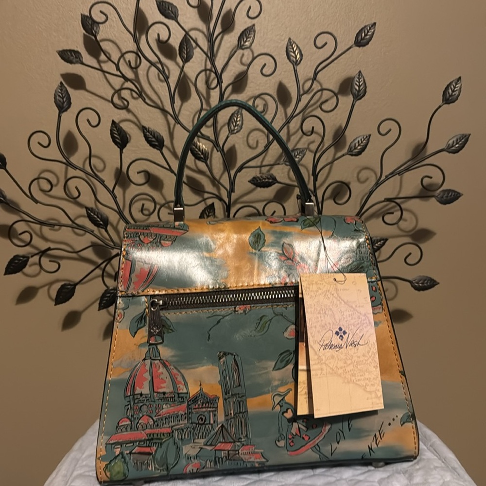 NWT Patricia Nash Beautiful Girl Chauny Collection 2-Way Bag - Picture 7 of 12